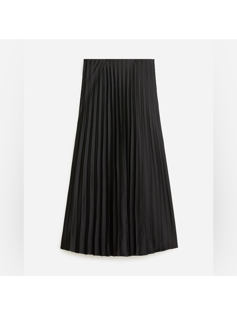NWT J. Crew pleated midi skirt Gwyneth XL pull on